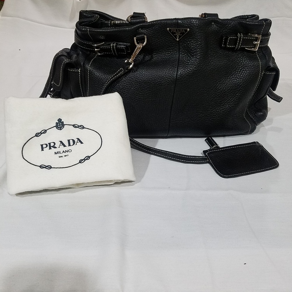 Prada Leather Shoulder Bag Mint Condition